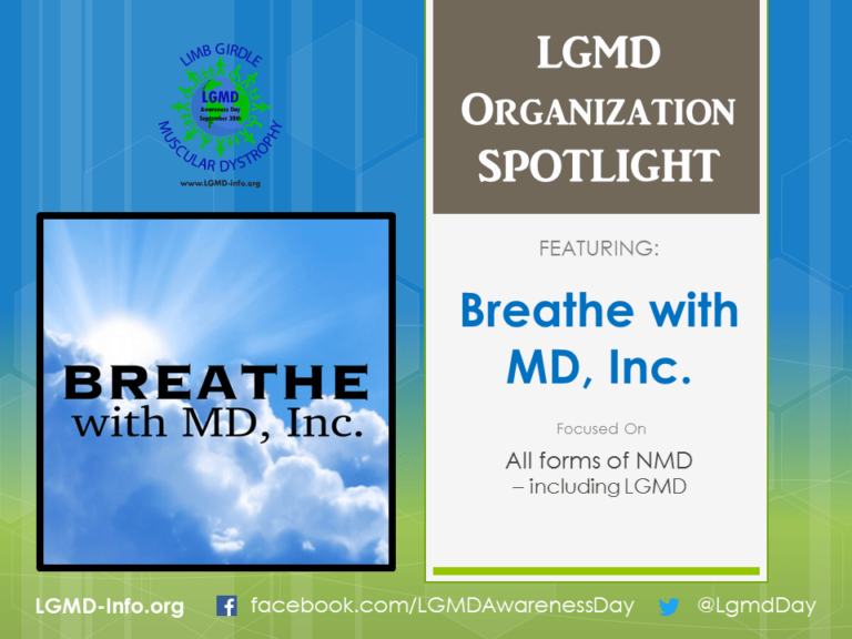 ORGANIZATION Breathe With MD — The Information 'Hub